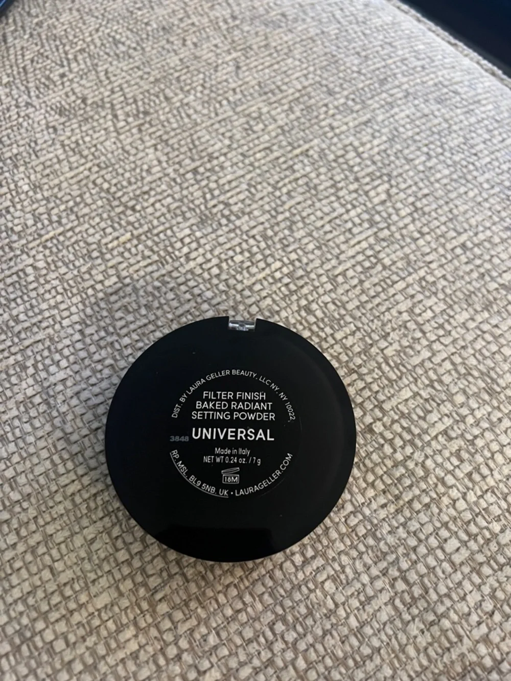 Laura Geller Universal Filter finish Baked Radiant Setting Powder .24 oz NWOB